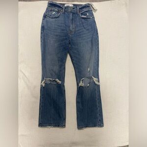 Abercrombie & Fitch Distressed Blue Women's Jeans new with tags
